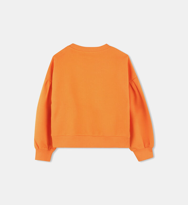 Oversized Embroidered Logo Sweatshirt
