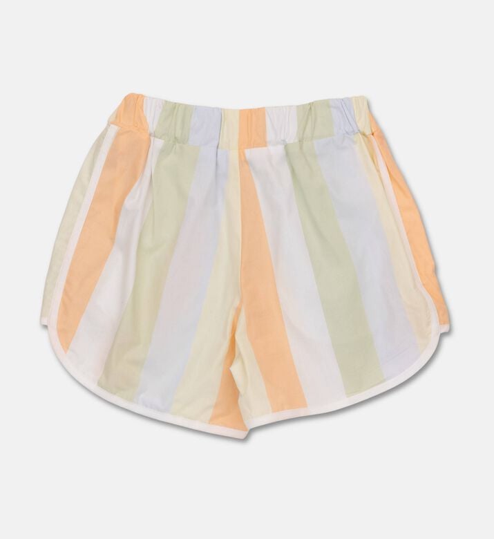 Kenzo Striped Poplin Bermuda Shorts, Cream, 2y, Packshot View