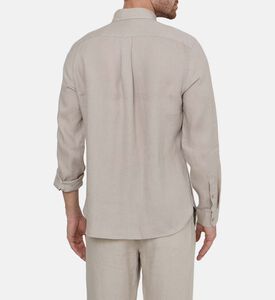 Vince Classic Long-sleeve Shirt, Grey, M, Model View