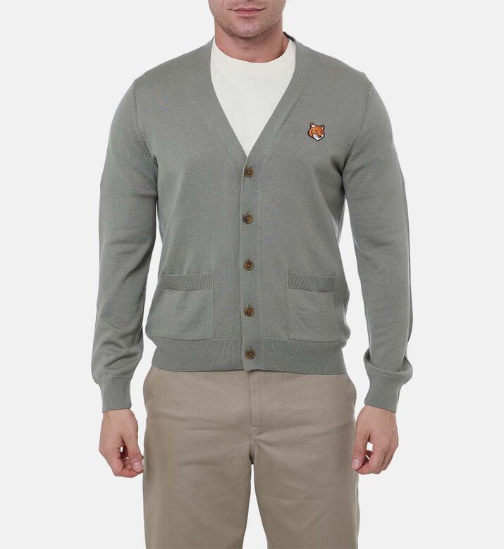 V-neck Long-sleeve Cardigan