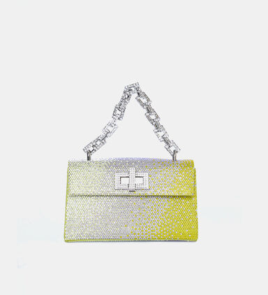 Gradient Crystal Embellished Bag