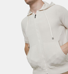 جاكيت قطن بغطاء رأس ميكرو ريب