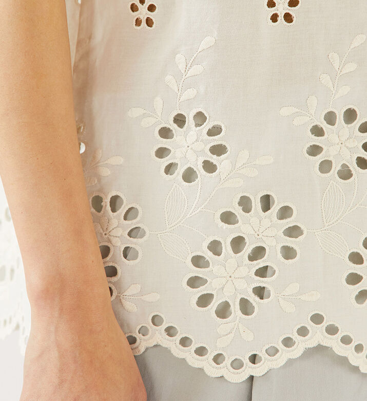 قميص مارتي قطن مطرز