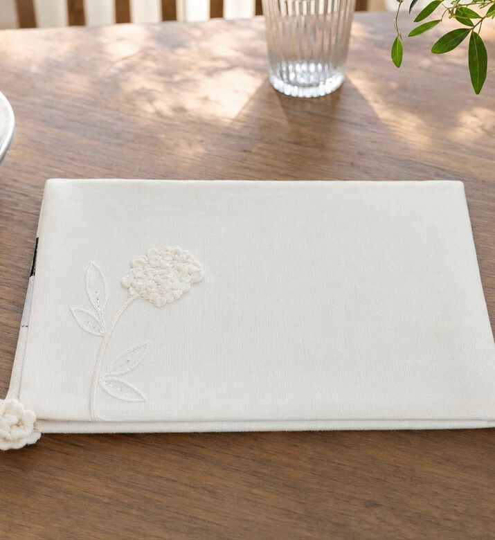 Home Deco and More Flora Cotton Table Mat, Model View