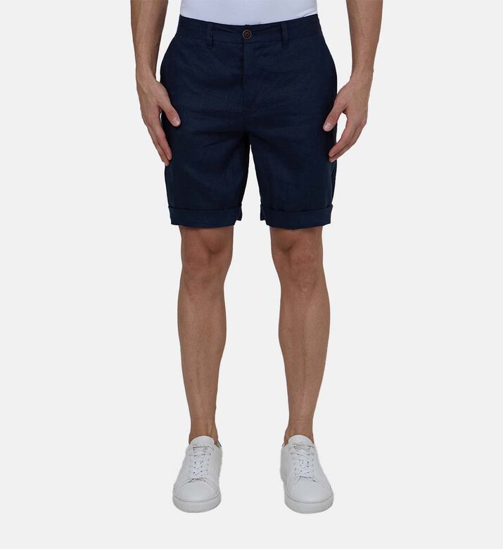 Linen Bermuda Relaxed-fit Shorts