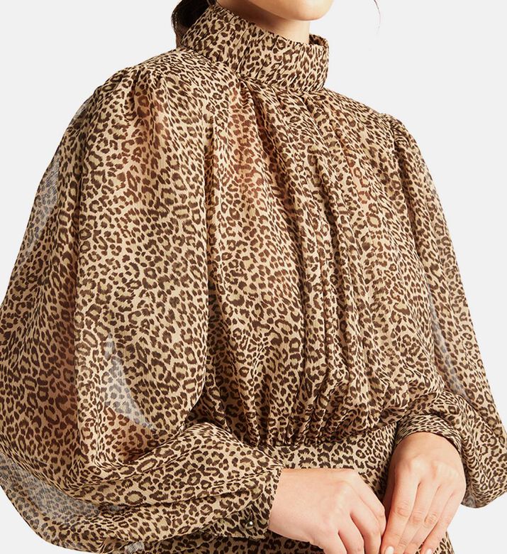 جمبسوت بطبعة جلد نمر بطيات