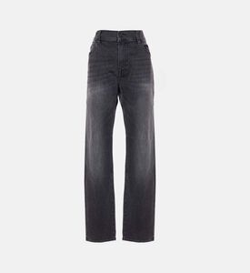 Straight-leg 5-pockets Denim Pants