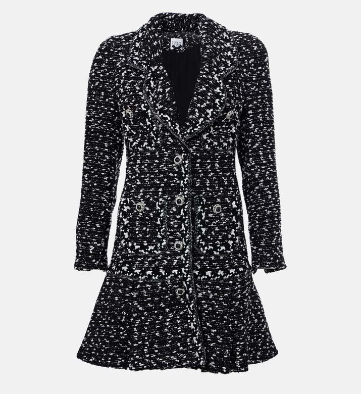 Textured Double-breasted Coat Textured Double-breasted Coat