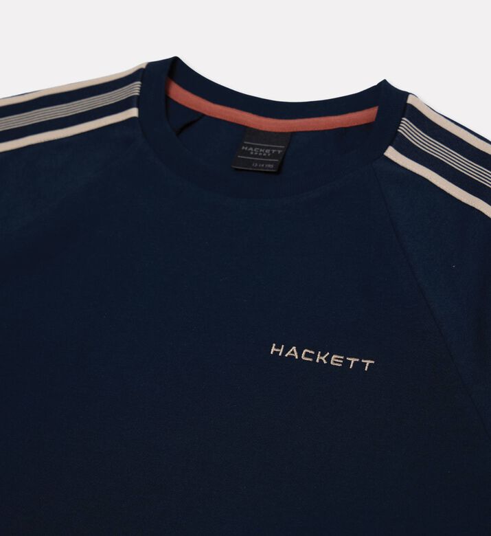 Hackett London Stripe-print Short-sleeve T-shirt, Packshot View