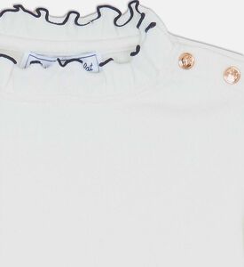 Scalloped High-neck Undershirt