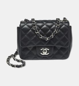 Chanel Preowned Chanel Cc Mini Black Square Flap Bag, Packshot View