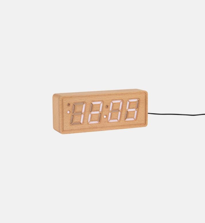Wooden Digital Led Alarm Clock