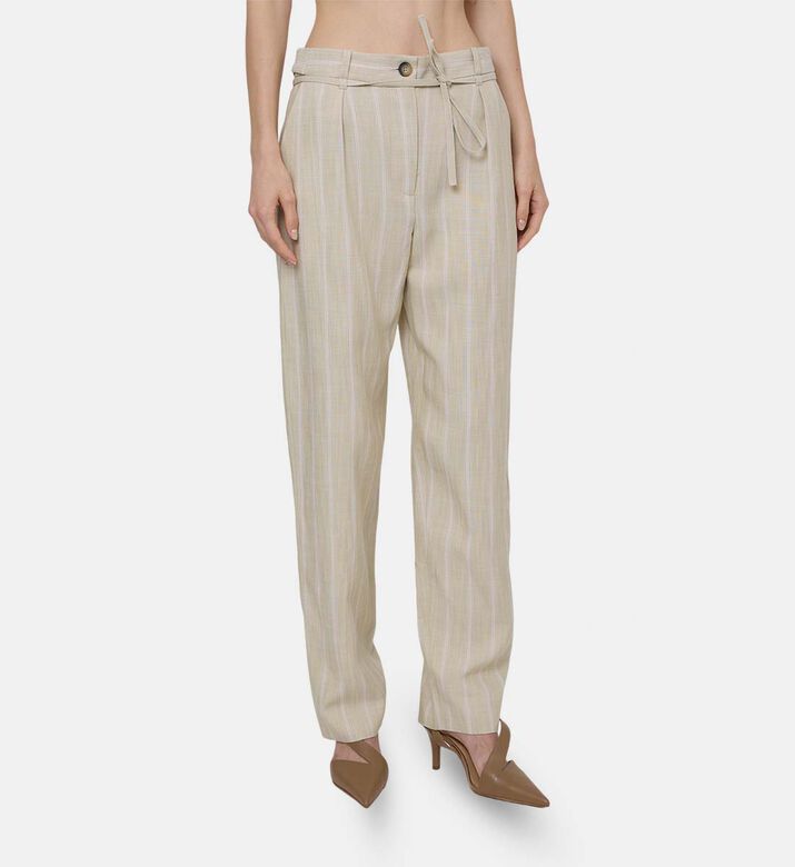 Saluza Striped Regular-fit Trousers