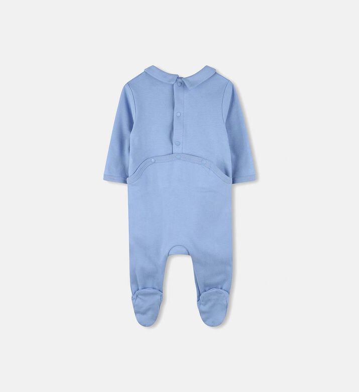 Organic Cotton Blue 2-piece Baby Pajamas Set