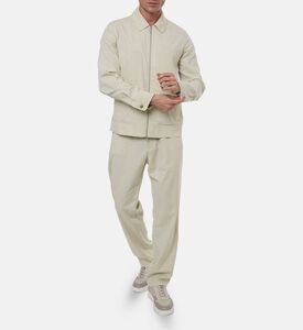 Les Deux Como Coach Slub Regular-fit Jacket, Model View