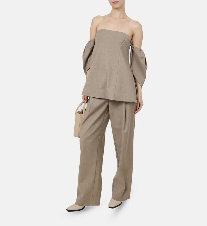 CAMILLA AND MARC Pompidou High-waisted Trousers, Model View