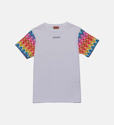Zigzag Sleeve T-shirt