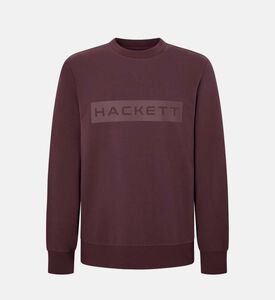 سترة من القطن بطبعة شعار الماركة