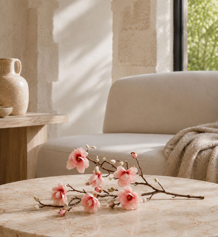 Edg Stellate Magnolia Branch, Pink, Packshot View