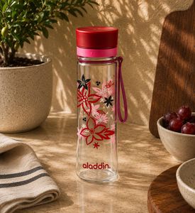 Aladdin Aveco Florid Reusable Water Bottle- 0.6 L, Packshot View