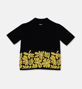 M S G M Floral-embroidery Short-sleeve Polo, Packshot View