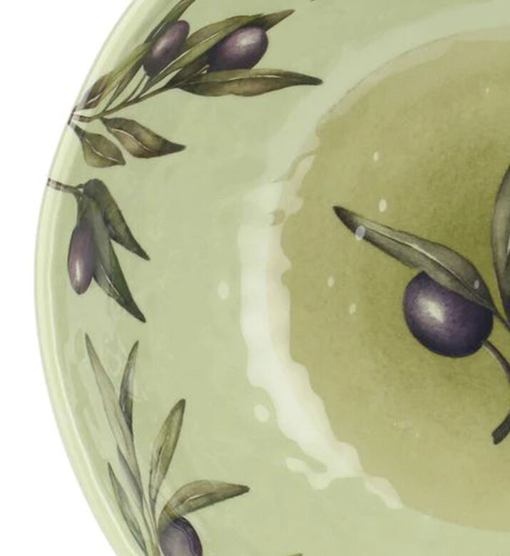 Thun Salad Bowl Olyvia, Green, 36-cm, Packshot View