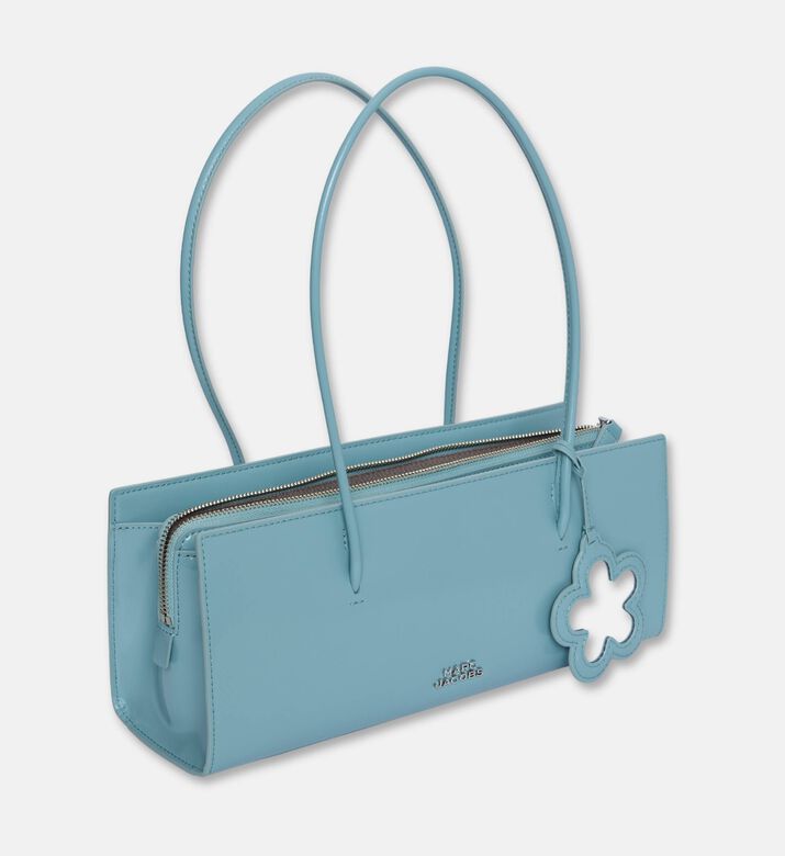 Marc Jacobs Cow Leather Rectangular Bag, Sky-blue, Packshot View