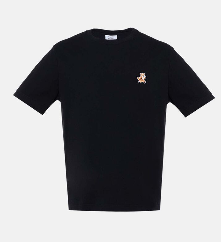 تيشيرت مريح برقعة ثعلب يركض