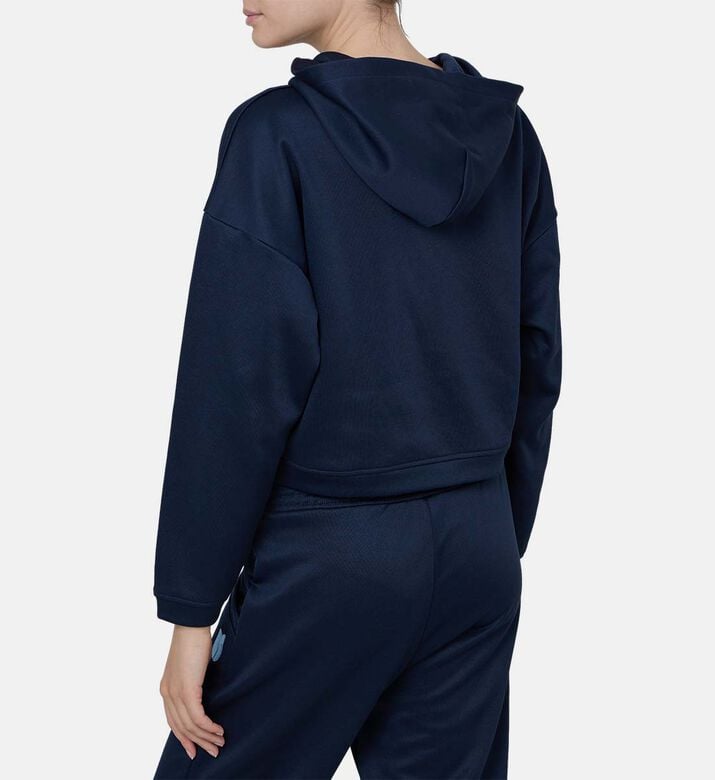 Hooded Cropped Sweat Jacket Hooded Cropped Sweat Jacket