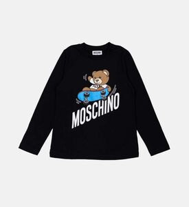 طقم تيشيرتات قطنية بشعار الماركة مكون من قطعتين