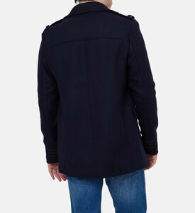 معطف كلاسيكي بصفي أزرار