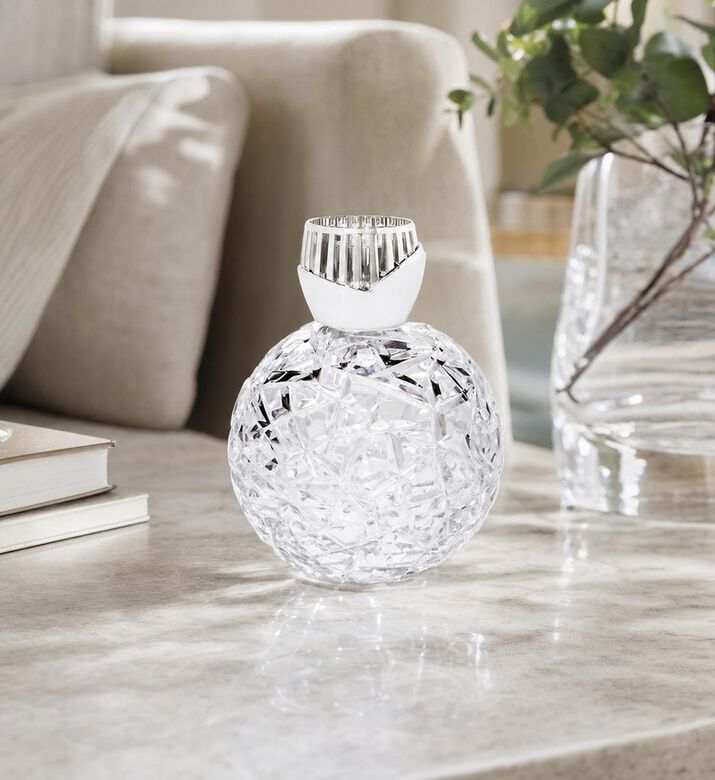 Maison berger Art Edition Crystal Globe Lamp, Transparent, Model View