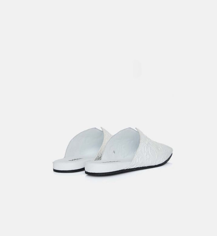 Textured Slip-on Flat Mules Textured Slip-on Flat Mules