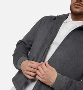 Hackett London Quilted Flap Pockets Jacket, Model View