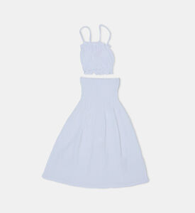 Palm Tree Embroidered Set