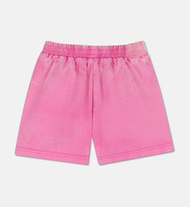 DKNY Elastic Waistband Slip Pockets Shorts, Pink, 4y, Packshot View