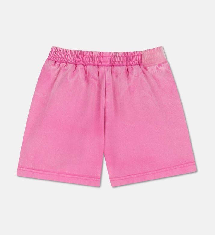 DKNY Elastic Waistband Slip Pockets Shorts, Pink, 4y, Packshot View