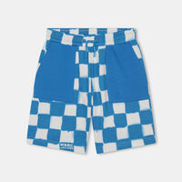 Cotton Check-print Bermuda Shorts
