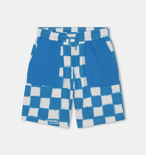 Cotton Check-print Bermuda Shorts