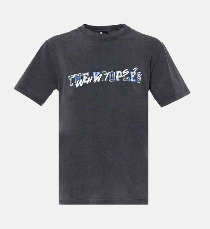 The Kooples Distorted Layered Logo-print T-shirt, Packshot View