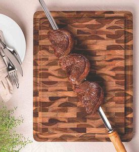 Inverted Wood Barbeque Board - 45 X 35 Cm