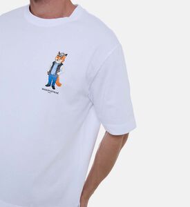 تيشيرت فضفاض بأكمام قصيرة