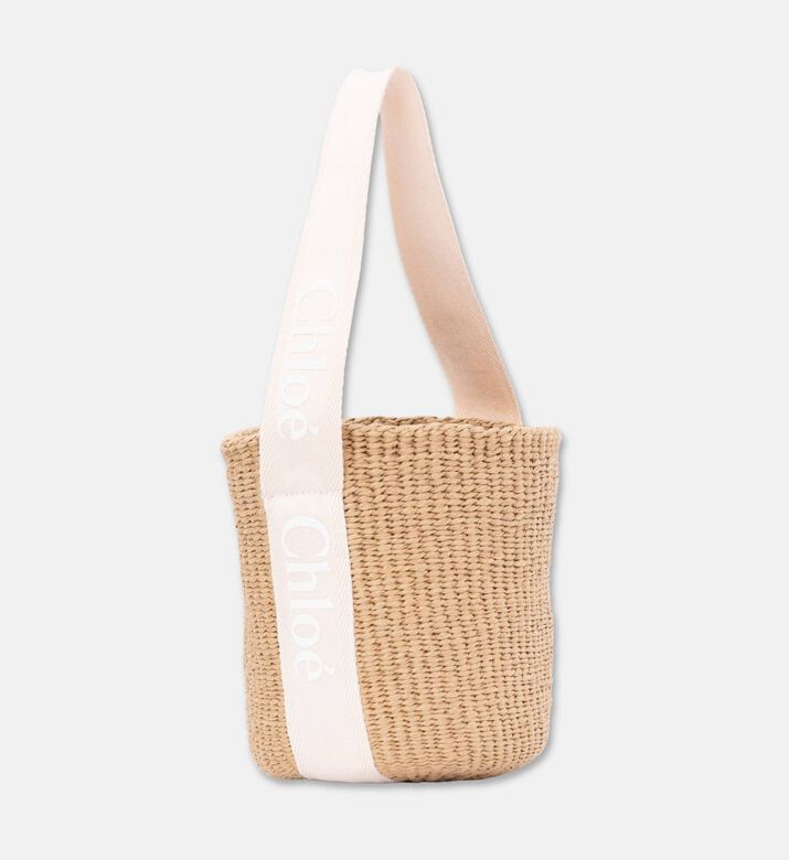 Chloe Woody Raffia Bucket Bag, Packshot View