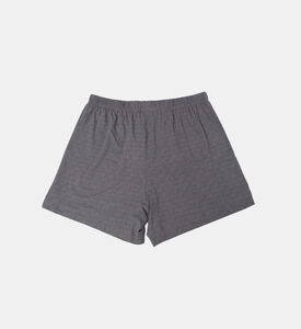 شورت بطبعة بالكامل وزر واحد