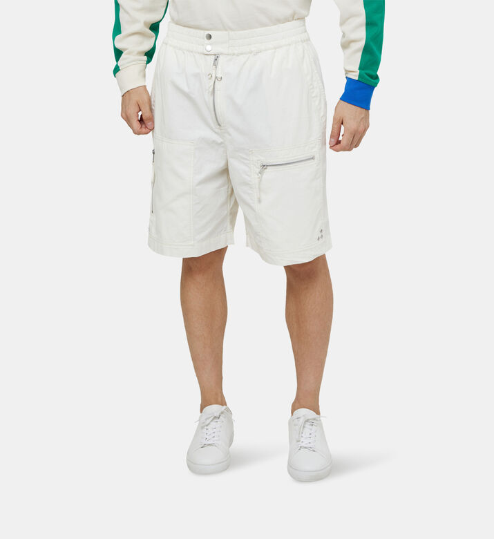Nahlan Wide-legged Cotton Shorts