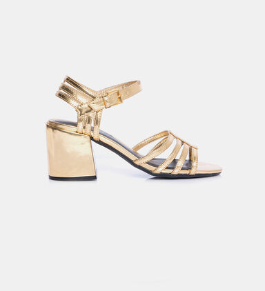 Multi Straps Heeled Sandals