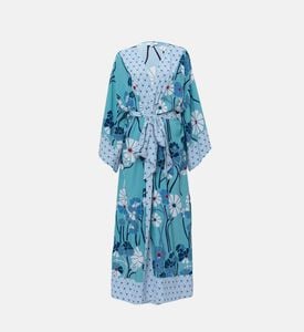 Kobe Silk Floral-print Kimono