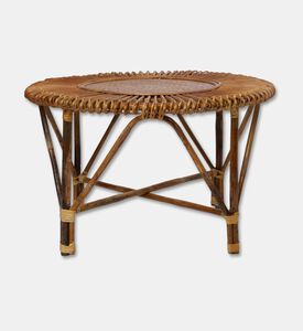 Home Deco and More Flower Design Round-shape Table, Packshot View