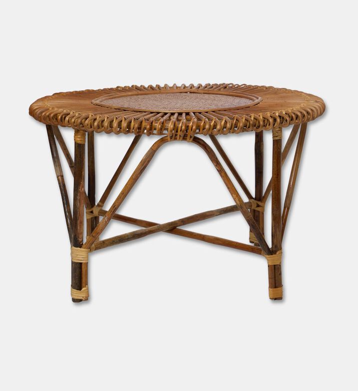 Home Deco and More Flower Design Round-shape Table, Packshot View
