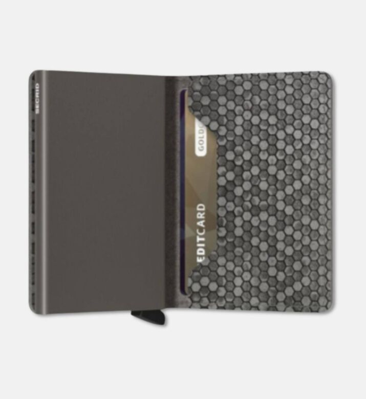 Secrid Wallets Wallet Slim Hexagon She-grey, Packshot View